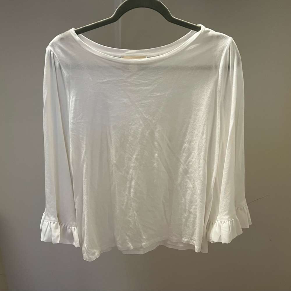 Michael Kors Cream Bell Sleeve Blouse